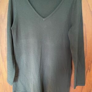 New York & Company Olive Knit Sweater